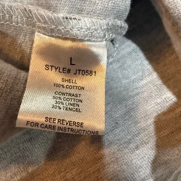 New!! Oli & Hali Gray Sweatshirt with Cream Heart Details - Picture 7 of 7